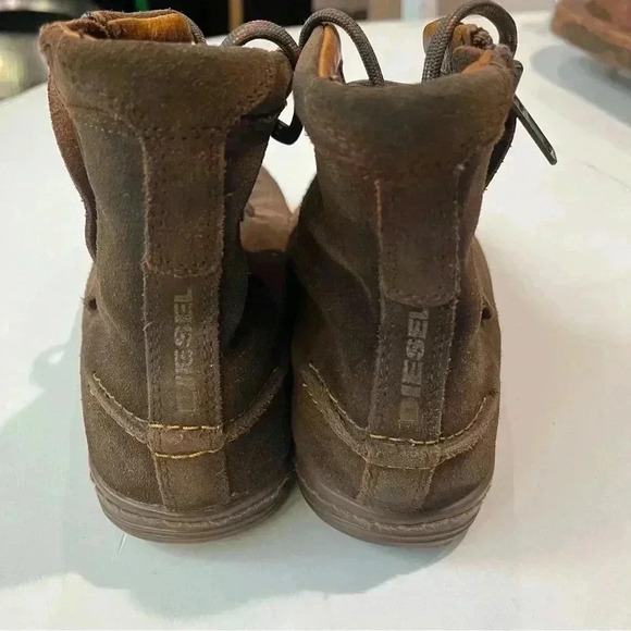 Diesel only the Brave Side Zipped Brown Ancle Boots Men's US 7 RN93243 Leather - Picture 4 of 8